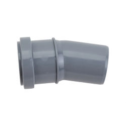 Отвод 50/15° канализационный Политэк