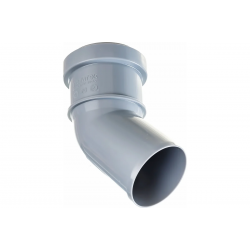 Отвод 50/45° канализационный Политэк