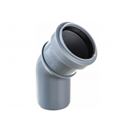 Отвод 50/45° канализационный Политэк