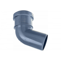 Отвод 50/67° канализационный Политэк
