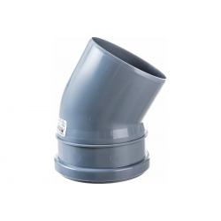 Отвод 110/30° канализационный Политэк