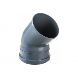 Отвод 110/45° канализационный Политэк