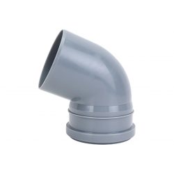 Отвод 110/67° канализационный Политэк