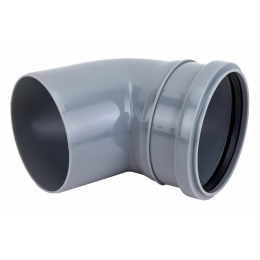 Отвод 110/67° канализационный Политэк