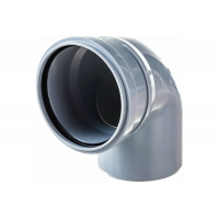 Отвод 110/87,5° канализационный Политэк