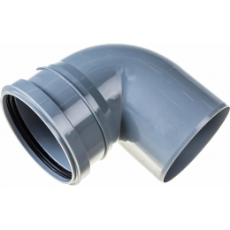 Отвод 110/87,5° канализационный Политэк