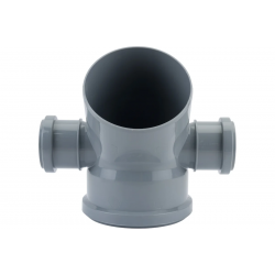 Отвод 110x50/45° левый+правый канализационный Политэк