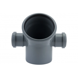 Отвод 110x50/45° левый+правый канализационный Политэк