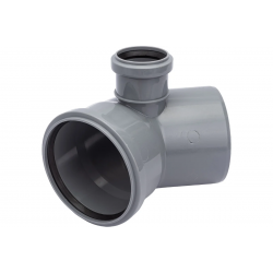 Отвод 110x50/45° правый канализационный Политэк