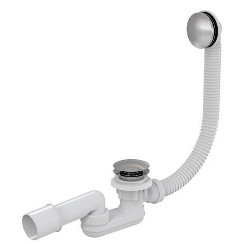Сифон для ванны Alcaplast click/clack, с заниженный, L1000мм, металл купить в интернет магазине Санрай73