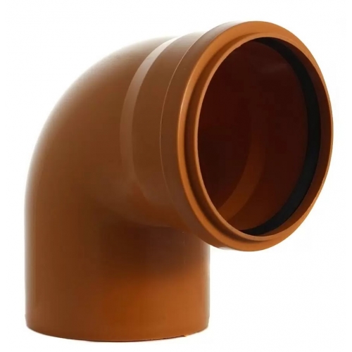 Отвод 160/87° канализационный наружный SN2 МультимирПласт купить в интернет магазине Санрай73