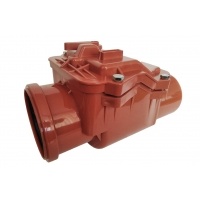 Клапан обратный 110 канализационный наружный Политэк