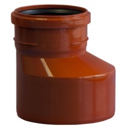 Переход 200х160 эксцентрический канализационный наружный Политэк