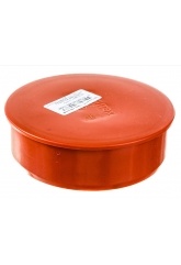 Заглушка 110 канализационная наружная Политэк