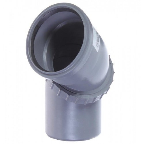Отвод 50/90° канализационный универсальный Политэк купить в интернет магазине Санрай73