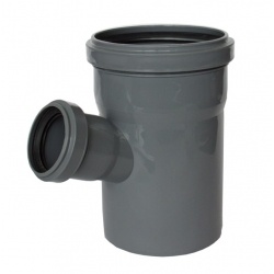 Тройник 110х50/67,5° канализационный Политэк