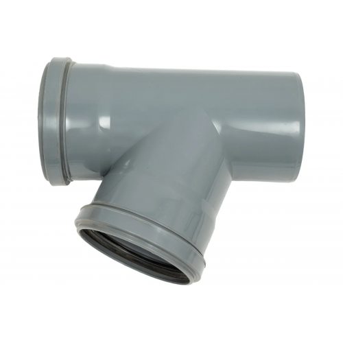 Тройник 110х110/67,5° канализационный Политэк купить в интернет магазине Санрай73