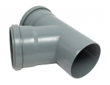 Тройник 110х110/67,5° канализационный Политэк