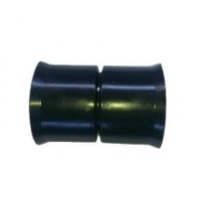 Муфта 200 мм двухраструбная для гофрированных труб Политэк