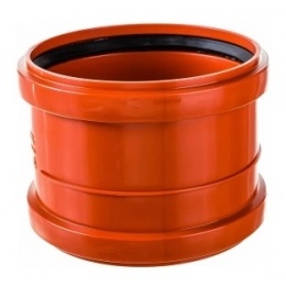 Муфта 200 канализационная ремонтная наружная SN8 Тип 2 Политэк