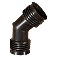 Отвод 150/45° для гофрированных труб Политэк