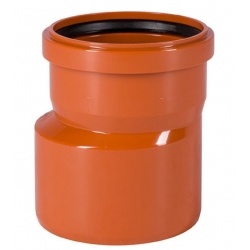 Переход 200х160 эксцентрический канализационный наружный SN8 Тип 2 Политэк