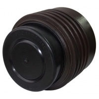 Заглушка 100 мм для гофрированных двухслойных труб Политэк