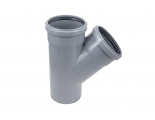 Тройник 110х110/45° канализационный Политэк