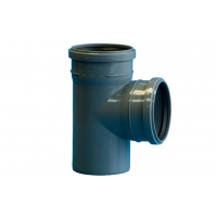 Тройник 110х110/87,5° канализационный Политэк