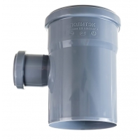 Тройник 110х50/87,5° канализационный Политэк