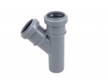 Тройник 40х40/45° канализационный Политэк