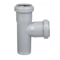 Тройник 40х40/87,5° канализационный Политэк
