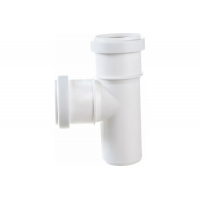 Тройник 50х50/87° канализационный Политэк ПП БЕСШУМНЫЙ белый