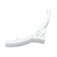 Хомут 110 канализационный Политэк ПП БЕСШУМНЫЙ белый