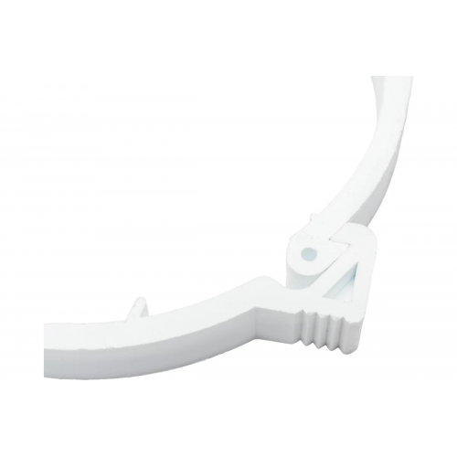 Хомут 110 канализационный Политэк ПП БЕСШУМНЫЙ белый купить в интернет магазине Санрай73