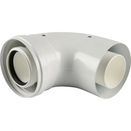 Угол коаксиальный 125/80, 90* НТ Baxi