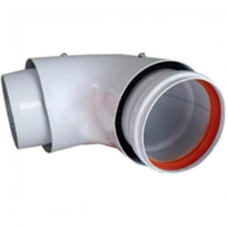 Угол утепленный d80/100*90гр ROMMER