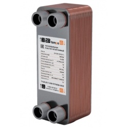 Теплообменник пластинчатый паяный E8 tempo E8-ZL26-40Н, G 1", 40 пластин, 190 кВт, 30 бар