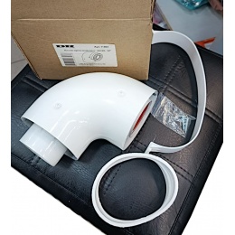 Угол коаксиальный промежуточный 60/100мм*90гр. вн.нар.