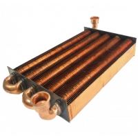 Теплообменник основной Vaillan TurboTEC 24 кВт, Protherm Panther, 290мм, аналог