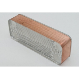 Теплообменник ГВС Baxi, Fondital Minorka, Protherm Lynx, 166мм, 12пл, Zilmet ZB207