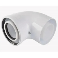 Отвод конденсационный ROMMER угол 90гр. d 60/100