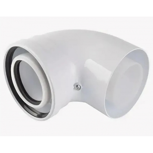 Отвод конденсационный ROMMER угол 90гр. d 60/100 купить в интернет магазине Санрай73