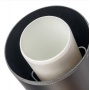 Конденсационный вертикальный замыкающий участок с оголовком STOUT DN60/100 м/п PP-PP