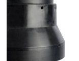 Конденсационный вертикальный замыкающий участок с оголовком STOUT DN60/100 м/п PP-PP