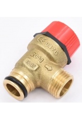 Предохранительный клапан 3 bar, под клипсу х 1/2"нр, для котлов Baxi/Ferroli (латунь)