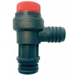 Предохранительный сбросной клапан 3 bar, под клипсу - шланг, для котлов Immergas (пластик)
