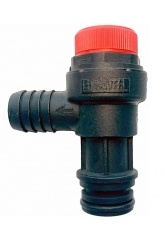 Предохранительный сбросной клапан 3 bar, под клипсу - шланг, для котлов Immergas (пластик)
