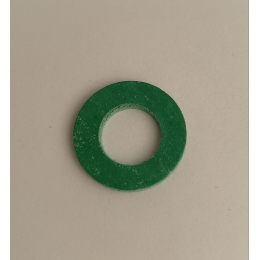 Прокладка паронитовая зеленая 1/2" широкая юбка, внутренний d 1/4"