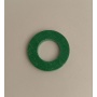 Прокладка паронитовая зеленая 1/2" широкая юбка, внутренний d 1/4"
